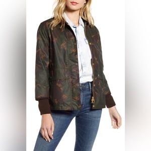 Barbour feather tawny waxed cotton jacket